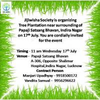 Plantation at Papaji Satsang Bhavan