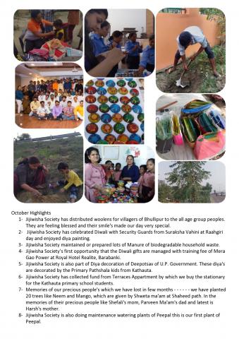 October Contribution